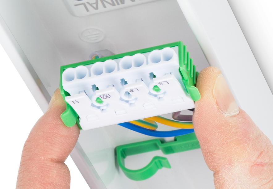 Skypack Pro detachable terminal block with multiple positions Skypack Pro detachable terminal block with multiple positions